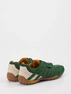 Herren Geox – Sneaker aus Veloursleder und Textil