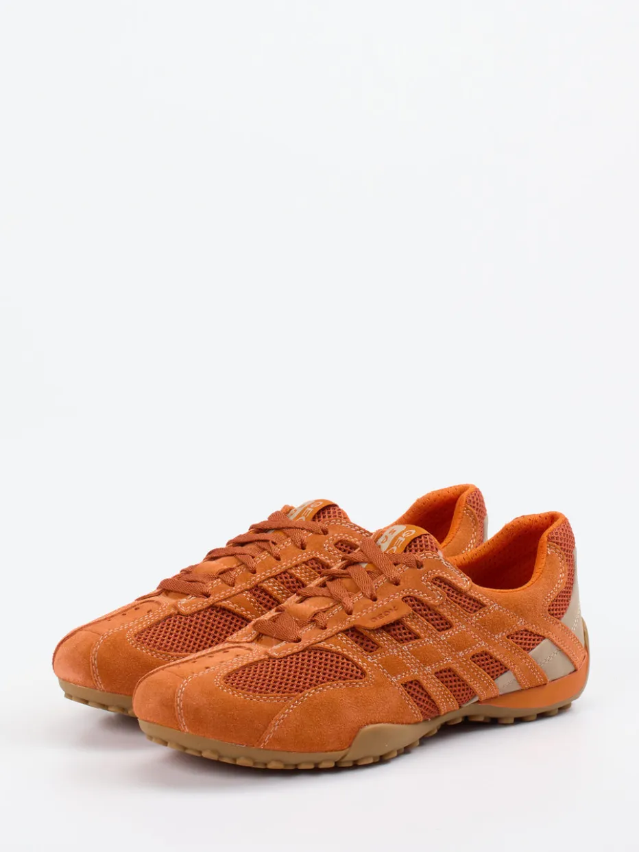 – Sneaker aus Veloursleder und Mesh*Geox Hot