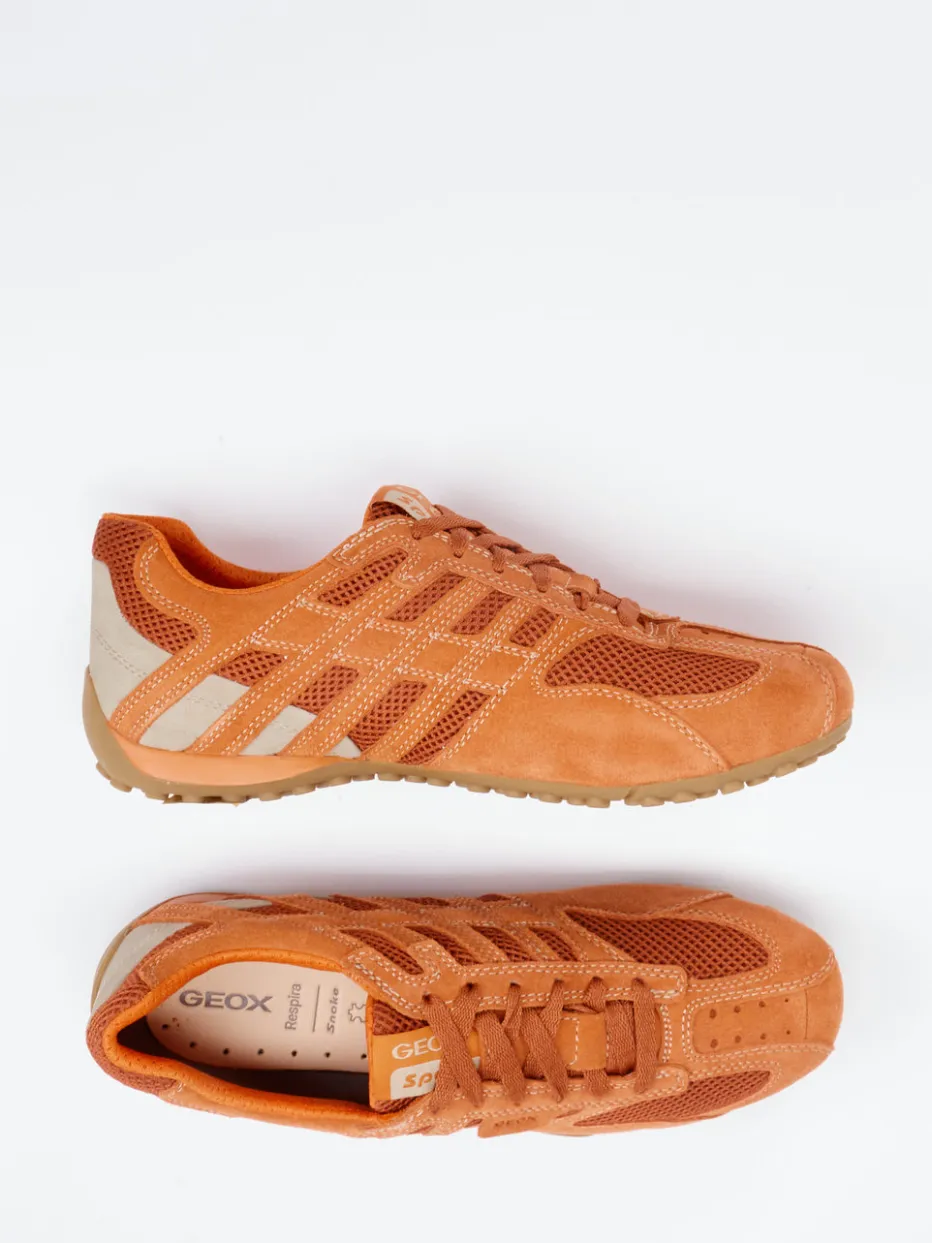 – Sneaker aus Veloursleder und Mesh*Geox Hot