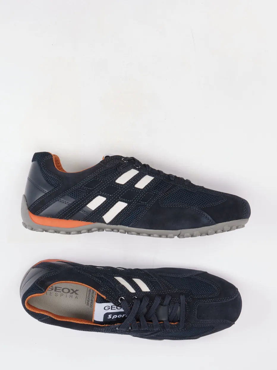 – Sneaker aus Veloursleder und Mesh*Geox Online