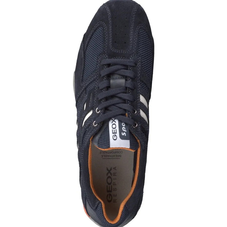 – Sneaker aus Veloursleder und Mesh*Geox Online