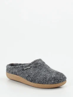 Damen Giesswein – Hausschuh aus Wollfilz in Anthrazit