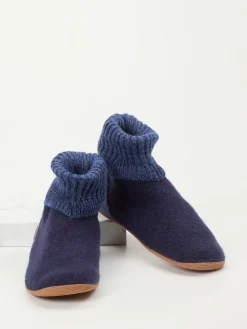 – Hüttenschuh aus Wollfilz Dunkel*Giesswein Best