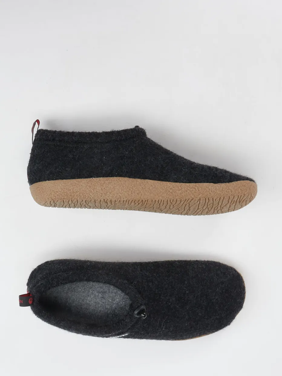 – Hüttenschuhe aus Wollfilz Anthrazit*Giesswein Online