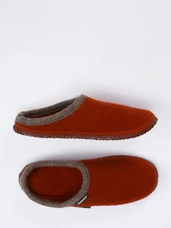 – Hüttenschuhe aus Walkfilz in Ziegel*Giesswein Hot