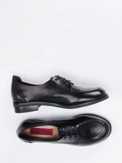 Damen Ginger u0026 Glove Ginger & Glove – Brogues aus Lammleder in Schwarz