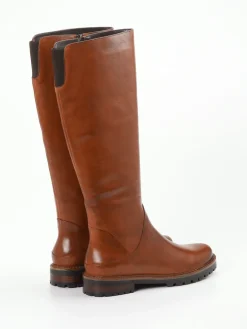 Damen Ginger u0026 Glove Ginger & Glove – Kniehohe Stiefel aus Kalbleder cognac