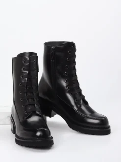 Damen Ginger u0026 Glove Ginger & Glove – Schnürboots aus Kalbleder