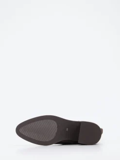 – Stiefelette aus Veloursleder Dunkel*Gioia Hot