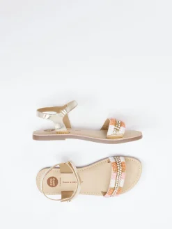 Kinder Gioseppo – Riemchensandale aus Metallicleder Gold