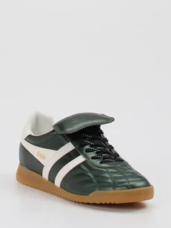 Damen Gola – Retro-Sneaker aus glänzendem Leder