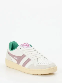 Damen Gola – Retro-Sneaker aus Leder in Off-White