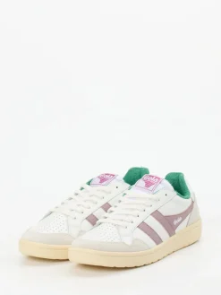 Damen Gola – Retro-Sneaker aus Leder in Off-White