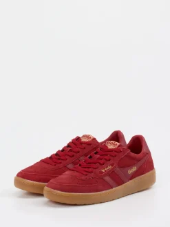 – Retro-Sneaker aus Veloursleder Dunkel*Gola New