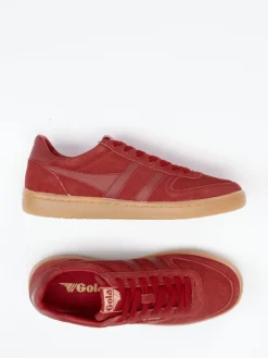 – Retro-Sneaker aus Veloursleder Dunkel*Gola New