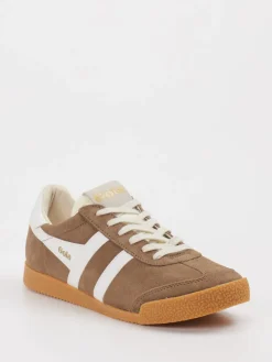 Damen Gola – Retro-Sneaker aus Veloursleder sand