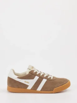 Damen Gola – Retro-Sneaker aus Veloursleder sand