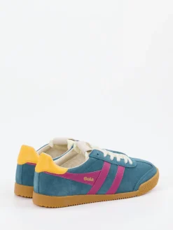 – Retro-Sneaker aus Veloursleder petrol*Gola Hot