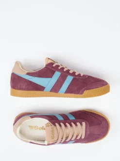 – Retro-Sneaker aus Veloursleder brombeerfarben*Gola Online