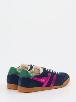 Damen Gola – Retro-Sneaker aus Veloursleder Dunkel