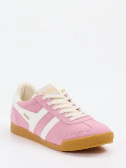 Damen Gola – Retro-Sneaker aus Veloursleder Rosa