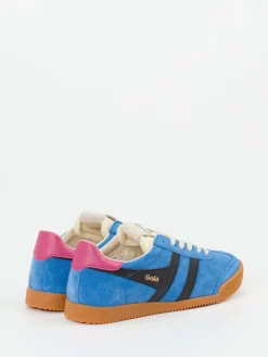 Damen Gola – Retro-Sneaker aus Veloursleder Kornblumen