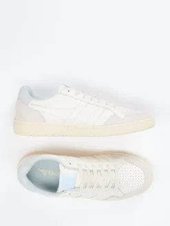 Damen Gola – Sneaker aus Kalbleder in Creme