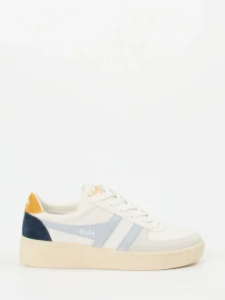 Damen Gola – Sneaker aus Leder mit Retro-Farbakzenten