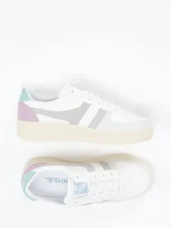 – Sneaker aus Synthetik und Veloursleder Off-White*Gola Sale