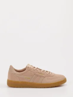 – Sneaker aus Veloursleder in Rosébeige*Gola