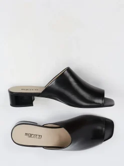 Damen Gritti – Mules aus Kalbleder in