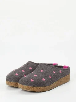 – Filzclogs aus Schurwolle anthrazit*Haflinger