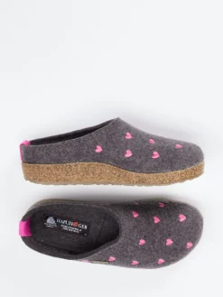 – Filzclogs aus Schurwolle anthrazit*Haflinger