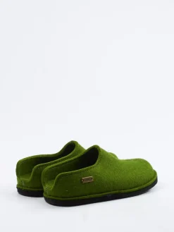 Damen Haflinger – Filzpantoffel aus Wollfilz moos