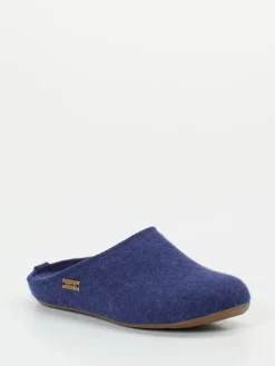 Damen Haflinger – Filzpantoffel aus Schurwolle Dunkel