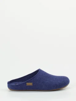 Damen Haflinger – Filzpantoffel aus Schurwolle Dunkel