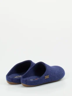 Damen Haflinger – Filzpantoffel aus Schurwolle Dunkel