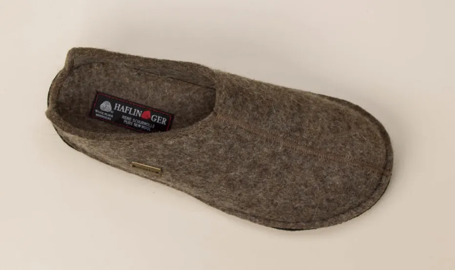 Herren Haflinger – Filzpantoffel aus Schurwolle in