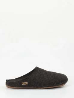 Damen Haflinger – Filzpantoffeln aus Schurwolle Anthrazit