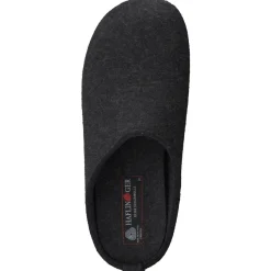 Damen Haflinger – Filzpantoffeln aus Schurwolle Anthrazit