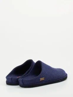 Herren Haflinger – Filzpantoffeln aus Schurwolle marine