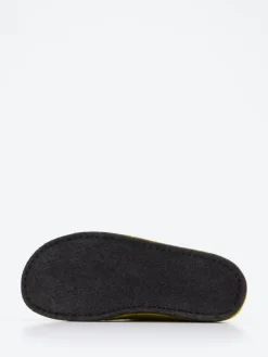 Damen Haflinger – Filzpantoffeln aus Wolle in Oliv