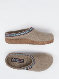 – Filzpantoffeln aus Schurwollfilz beige*Haflinger Clearance