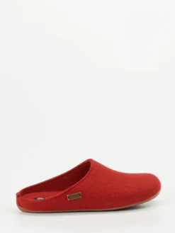 Damen Haflinger – Filzpantoffeln aus Wollfilz tomaten