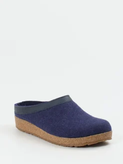 Herren Haflinger – Filzpantoffeln aus Schurwolle Dunkel