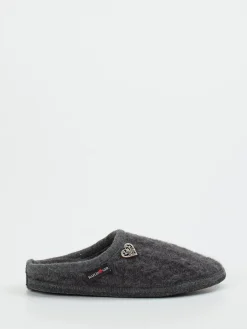 – Hausschuh aus Wollfilz in Anthrazit*Haflinger Discount