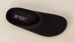 Herren Haflinger – Hausschuhe aus Schurwolle in Anthrazit