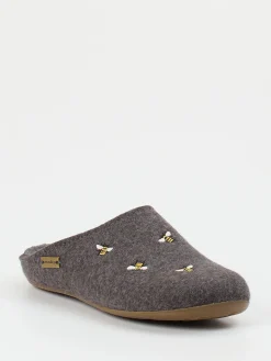 – Pantoffeln aus Wollfilz Anthrazit*Haflinger Discount