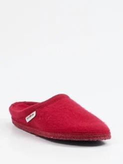 – Pantoffeln aus Wollfilz in Wein*Haflinger