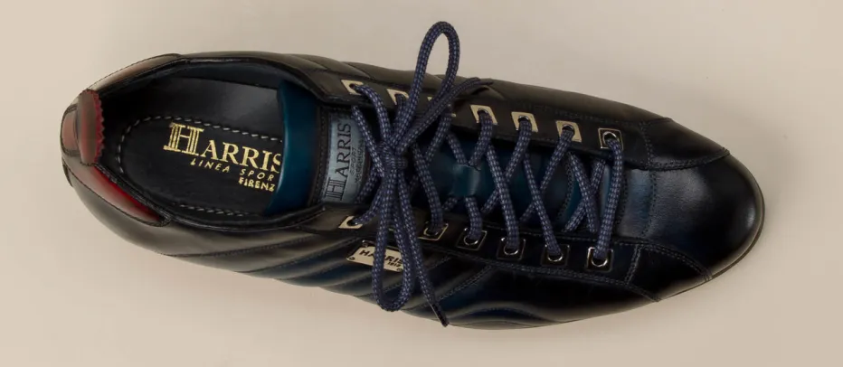 Herren Harris – Leder-Sneaker aus Kalbleder in Nacht